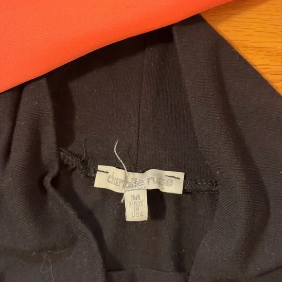 Charlotte Russe Neon Pink and Black Mesh Top Mini Skirt Set - Picture 5 of 5